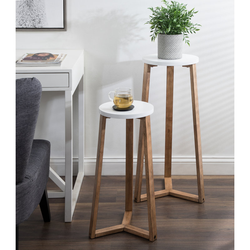 George Oliver Zane 30'' Tall 3 Legs Nesting Tables & Reviews | Wayfair
